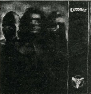 Corner record cover of blurry people.